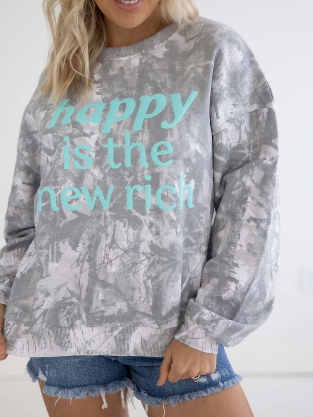 Oversized graphic sweatshirt